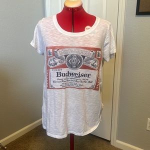 Light worn. Like new true vintage sz0(12)tee Budweiser as shown